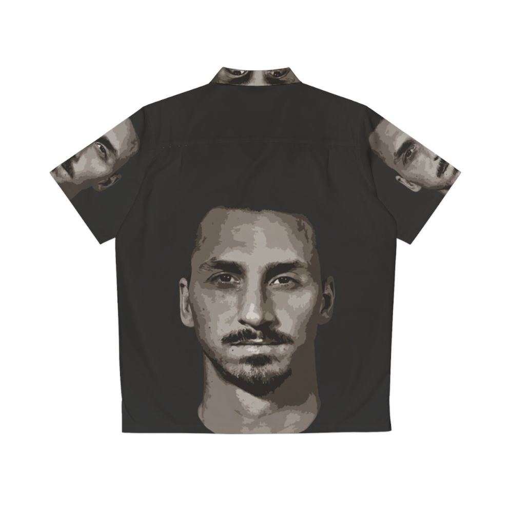 Zlatan Ibrahimović Hawaiian Shirt with Sketch Design - Back