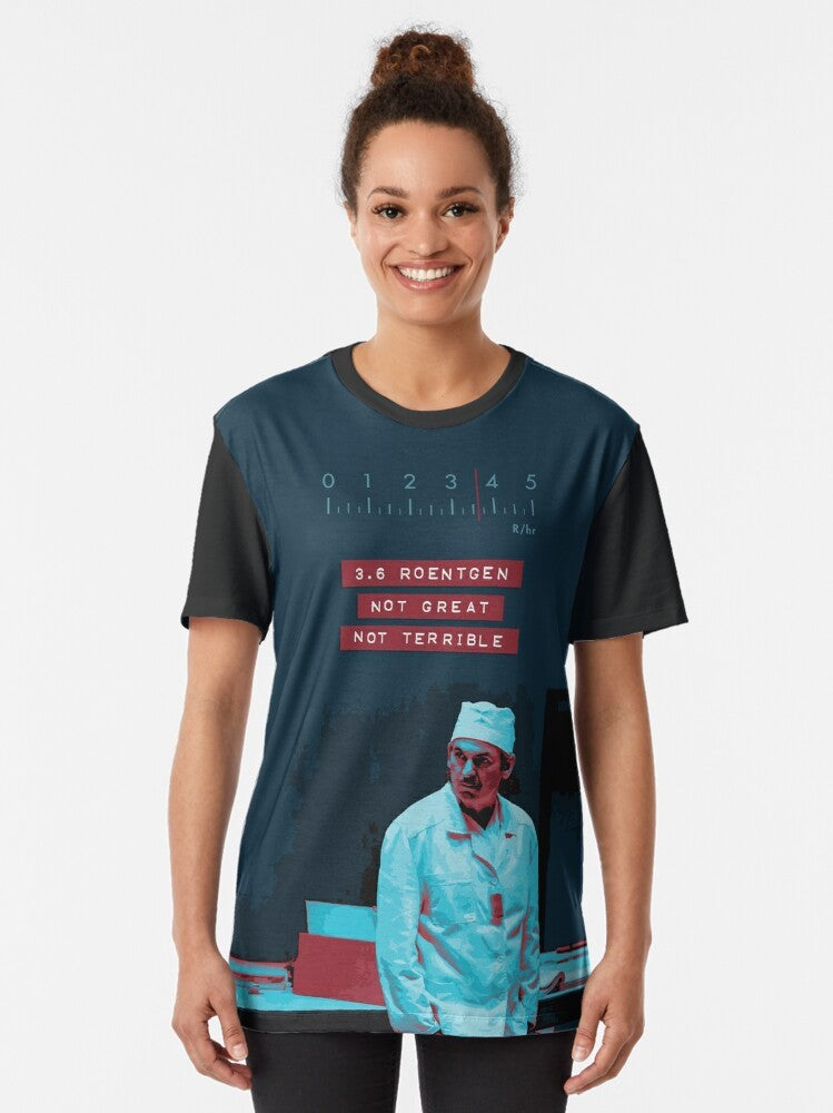 Chernobyl Reactor 3.6 Roentgen "Not Great, Not Terrible" Graphic T-Shirt - Women