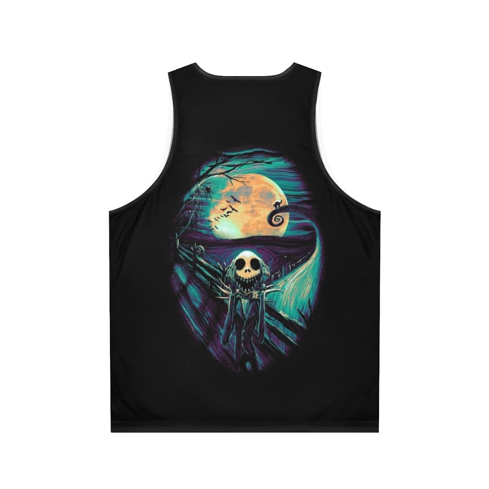 The Scream Before Christmas Unisex Halloween Tank Top - Back