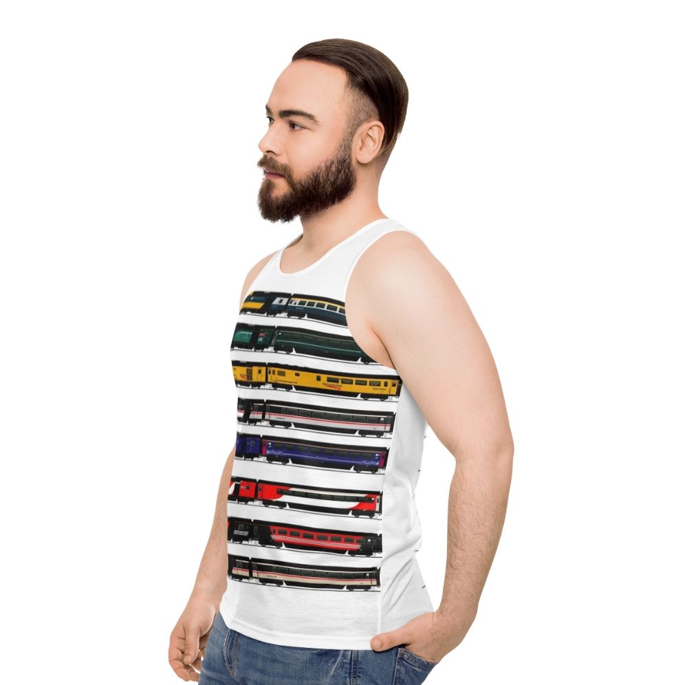 Intercity 125 HST Locomotive Unisex Tank Top - men side