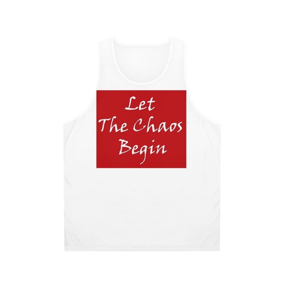 Unisex "Let The Chaos Begin" Money Heist Tank Top