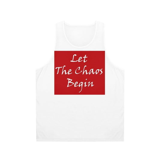 Unisex "Let The Chaos Begin" Money Heist Tank Top