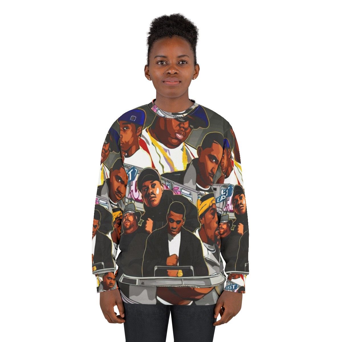 NWA 90s Rap Vintage Hip Hop Sweatshirt - women