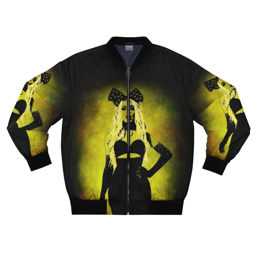 Alaska Thunderfuck 5000 bomber jacket with RuPaul's Drag Race inspired design