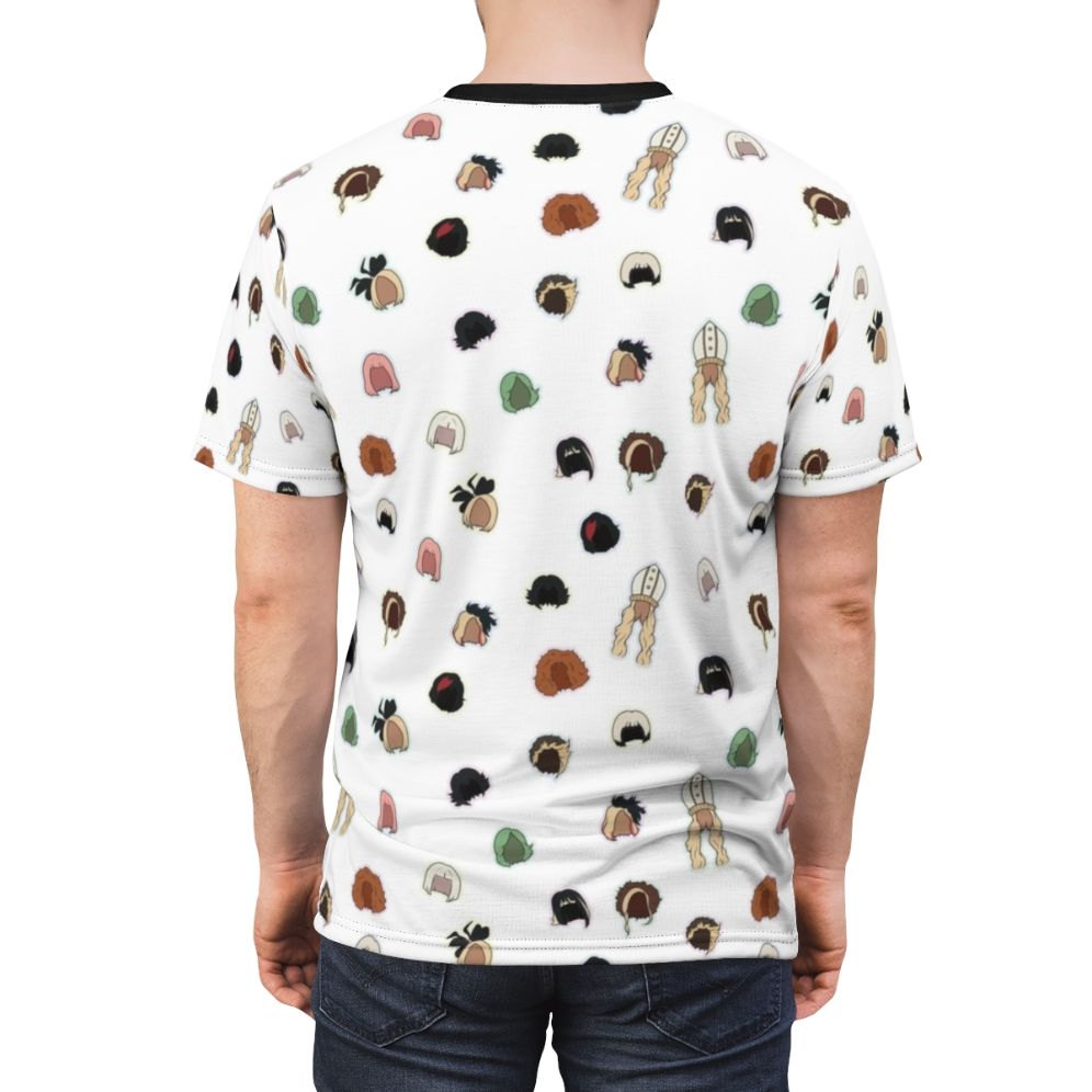 Moira Rose Wig Patterns Inspired Custom T-Shirt - men back