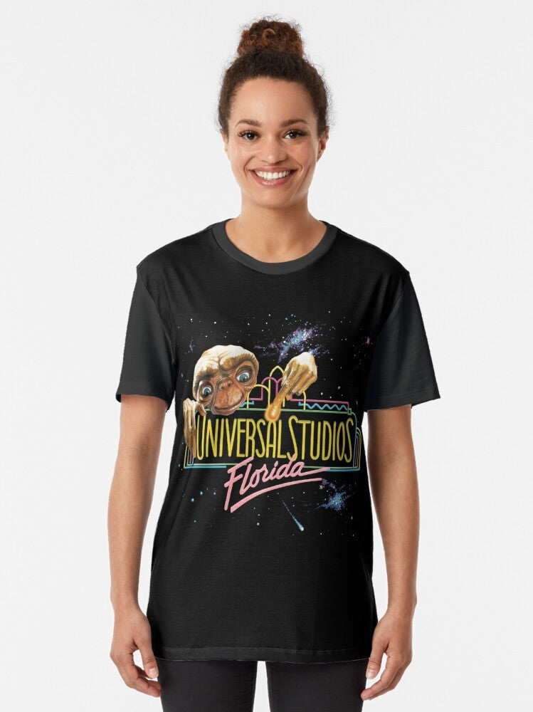 Vintage 90s E.T Universal Studios Florida graphic t-shirt - Women