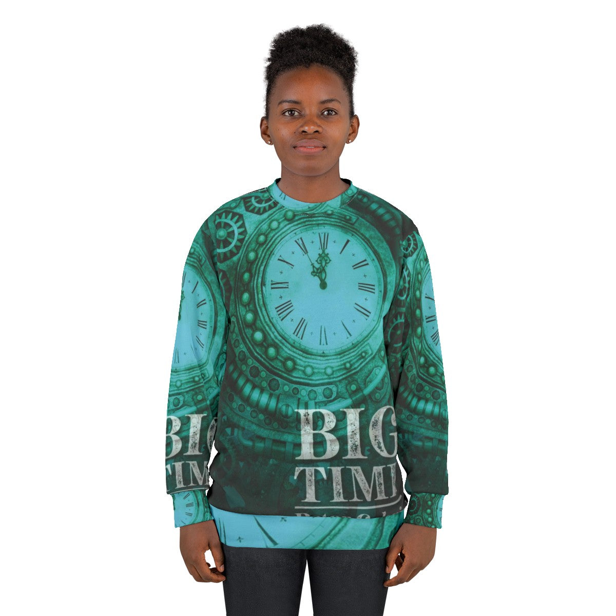 Big Time Sweatshirt - Retro 80s Music Inspired Sweater - women