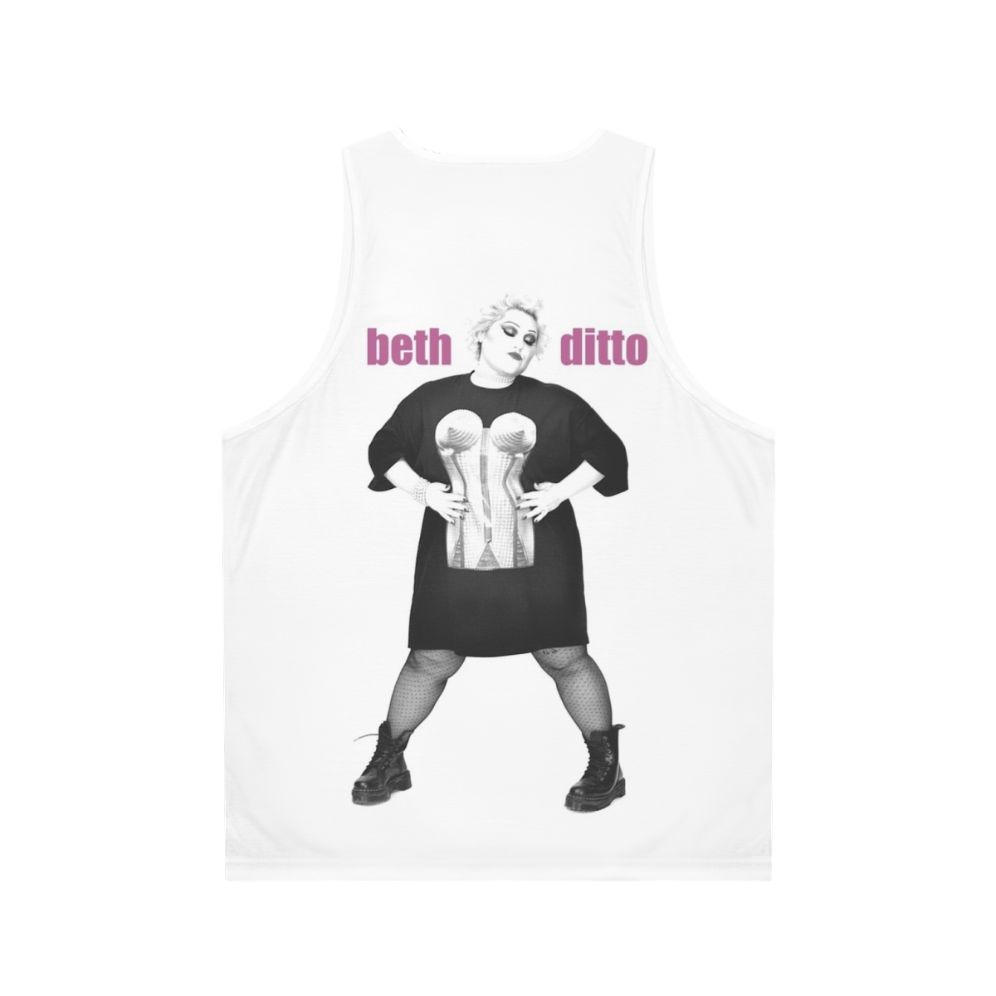 Beth Ditto Unisex Punk Rock Tank Top - Back