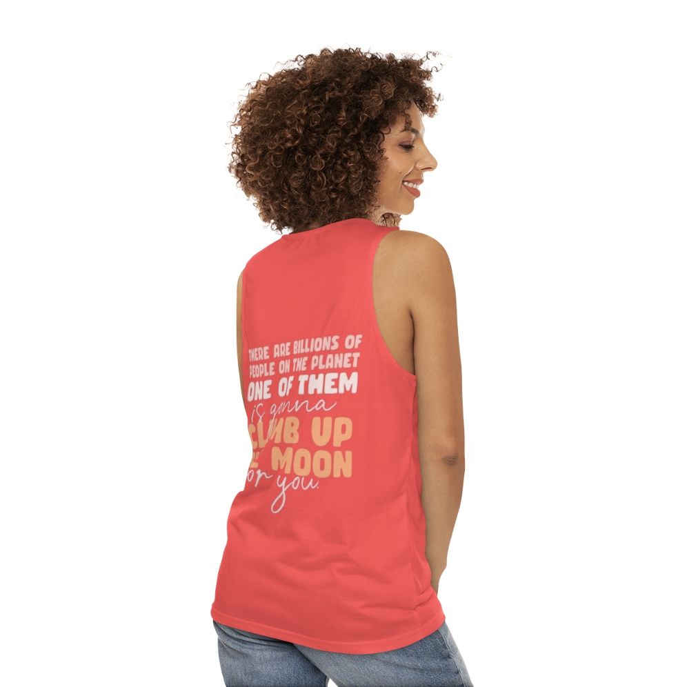 Sex Education Love Quote Unisex Tank Top - women back