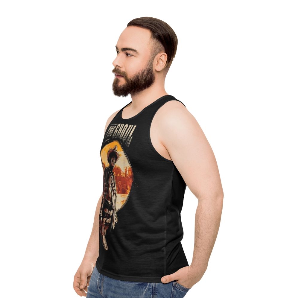 Ghoul unisex tank top for fallout fans and gamers - men side