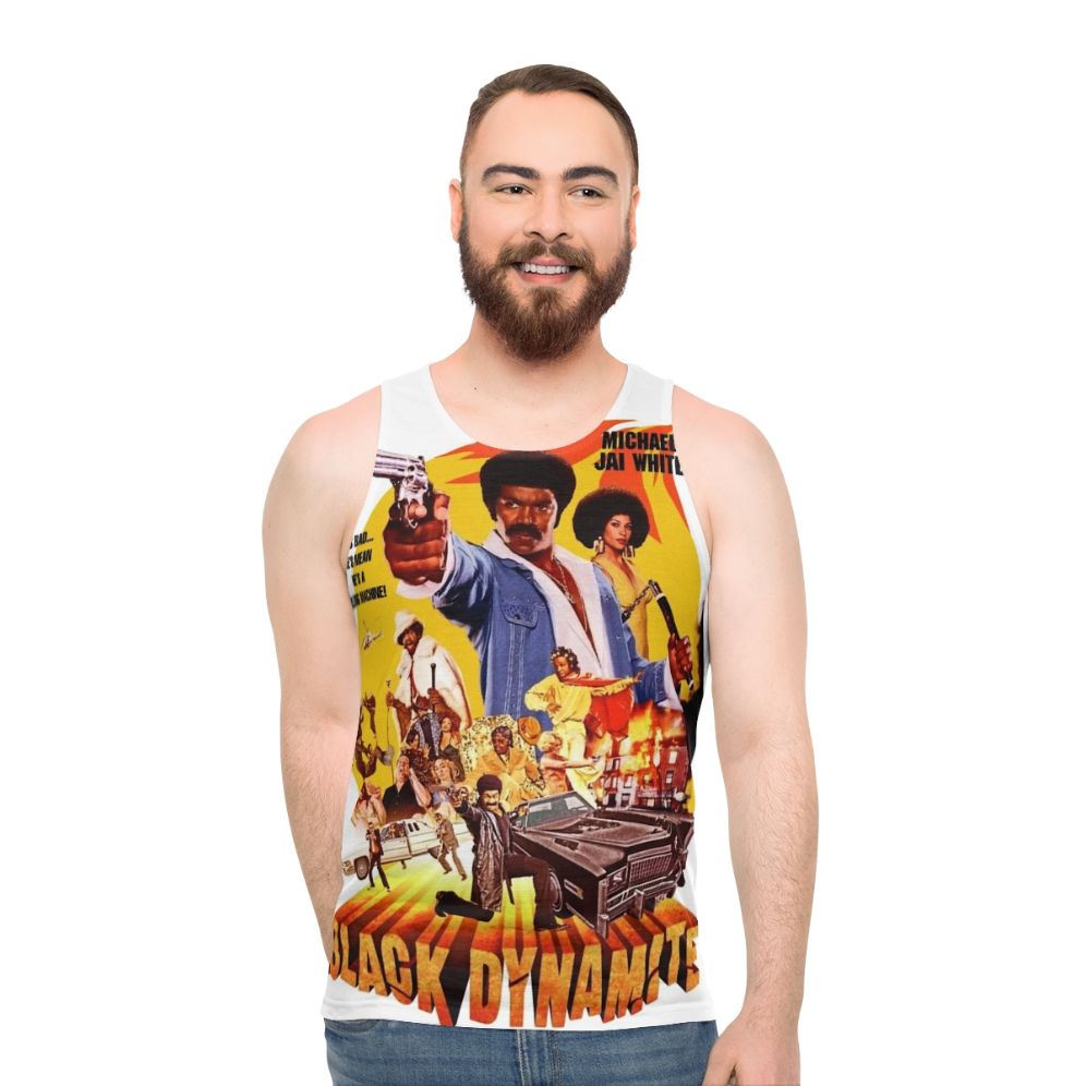 Black Dynamite Unisex Tank Top - men