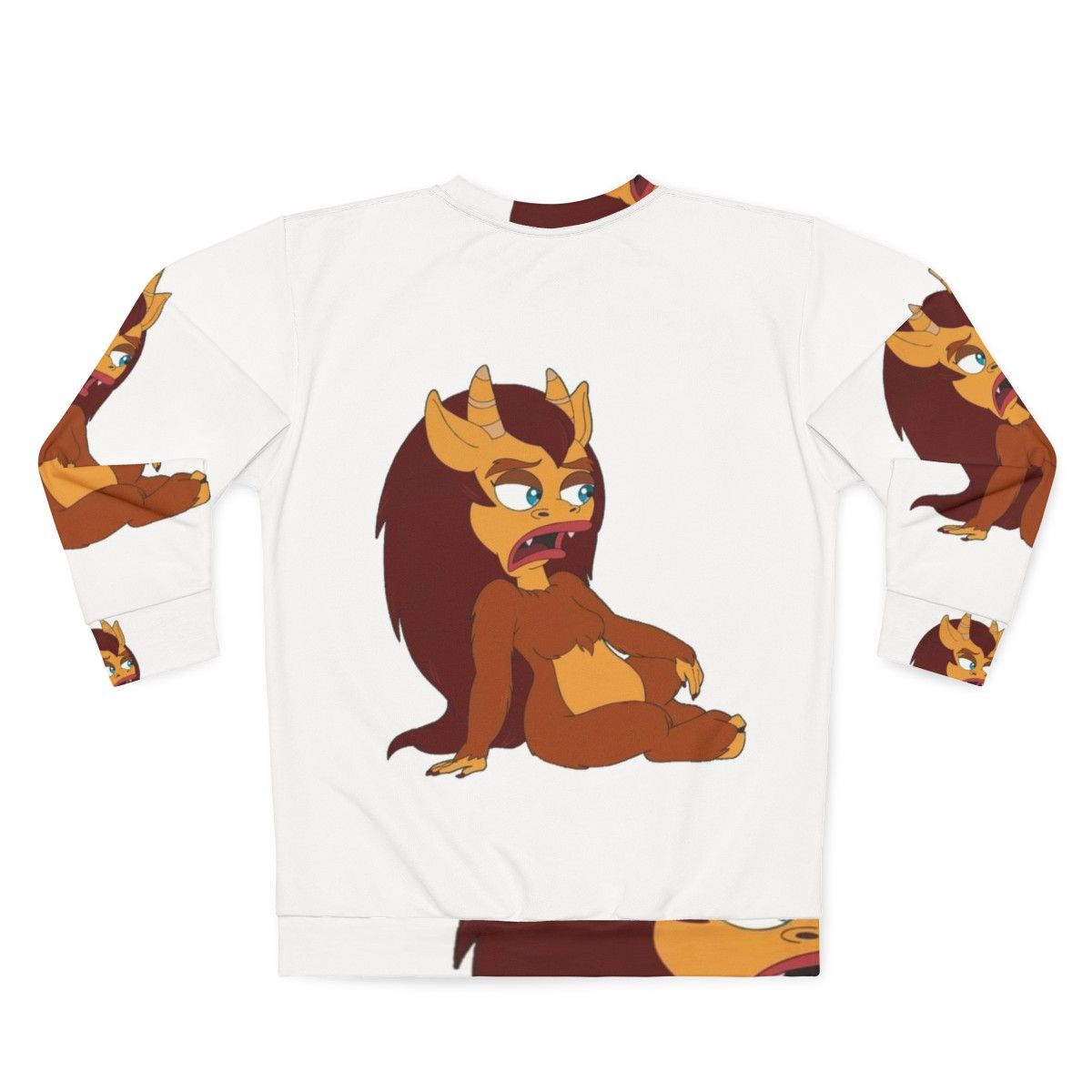 Connie the Hormone Monster Big Mouth Netflix Graphic Sweatshirt - Back