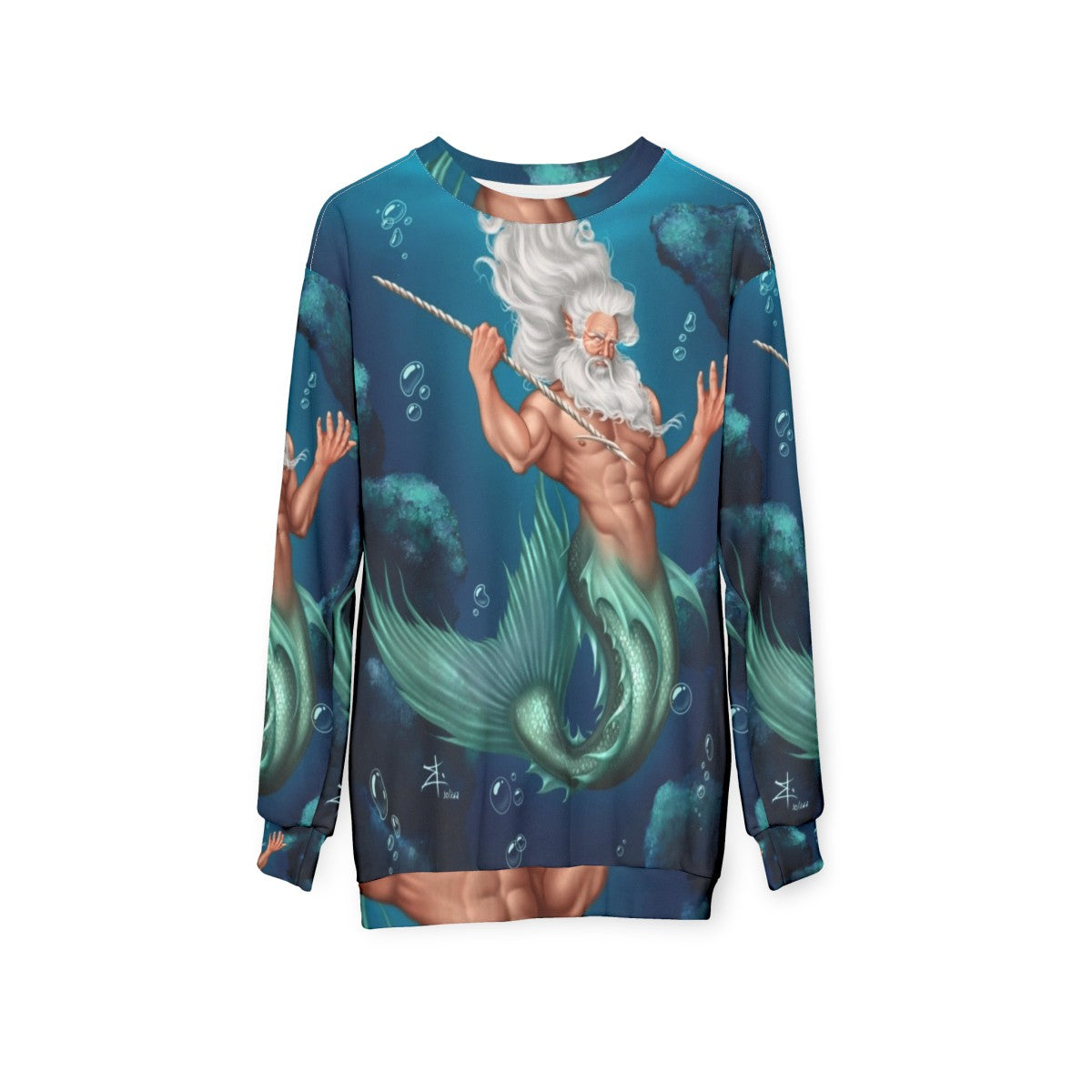 Glaukos Greek Mythology Sea God Sweatshirt - hanging