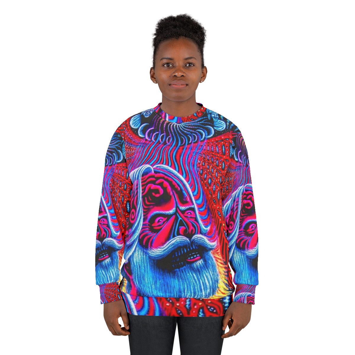 Psychedelic rock alex grey vintage sweatshirt - women