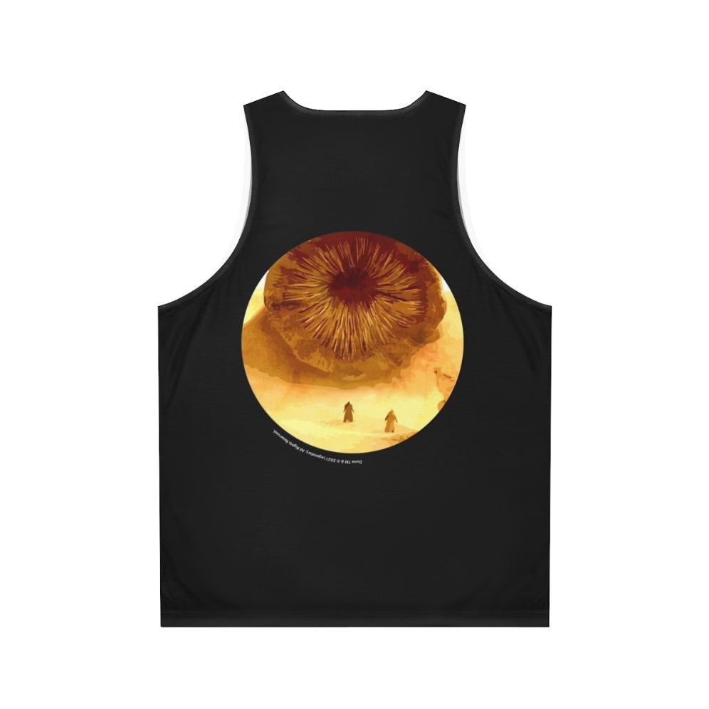 Dune 2020 Inkpress Artwork Unisex Tank Top - Back