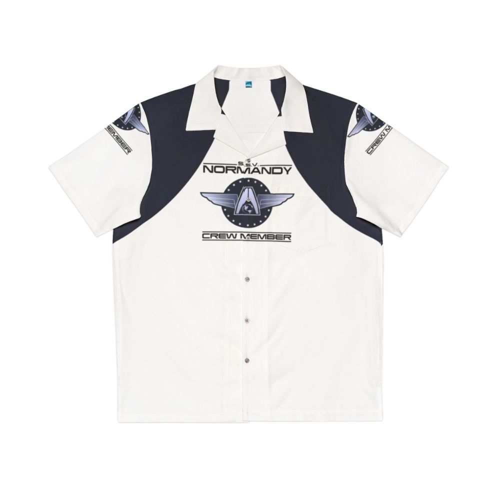 Mass Effect Normandy Crew Hawaiian Shirt