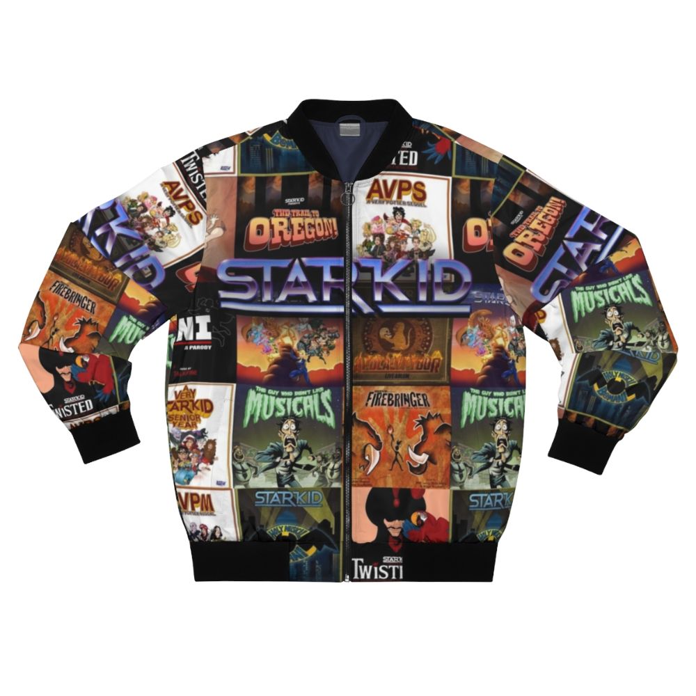 Starkid Musicals Themed Bomber Jacket with Team Starkid, Starship, TGWDLM, and other show logos