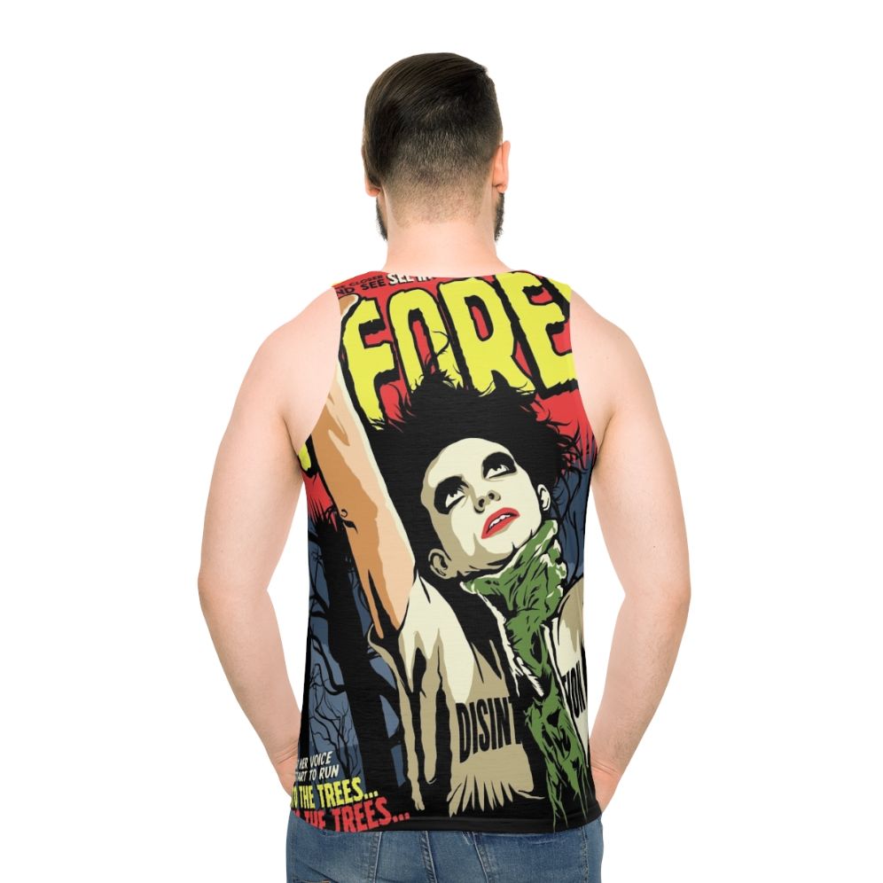 Retro Goth Horror 80s Unisex Tank Top - men back