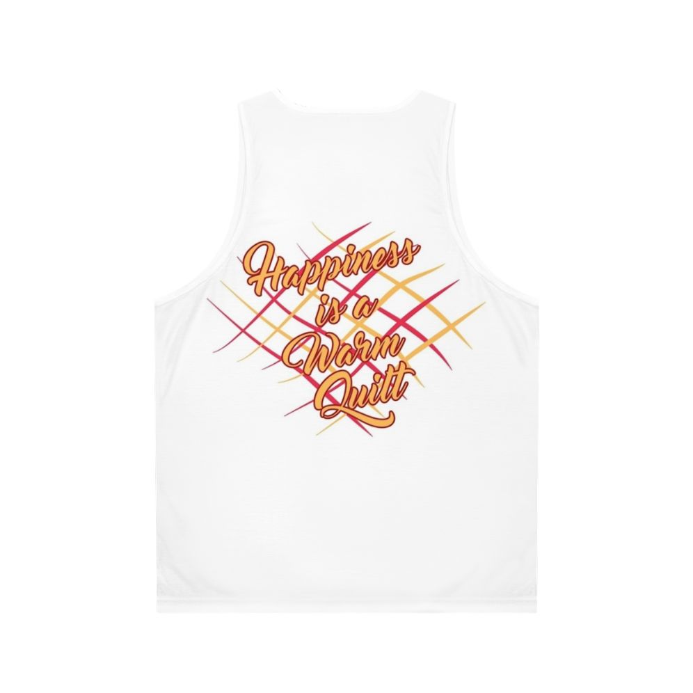 Quilted Unisex Quilting Tank Top - Back