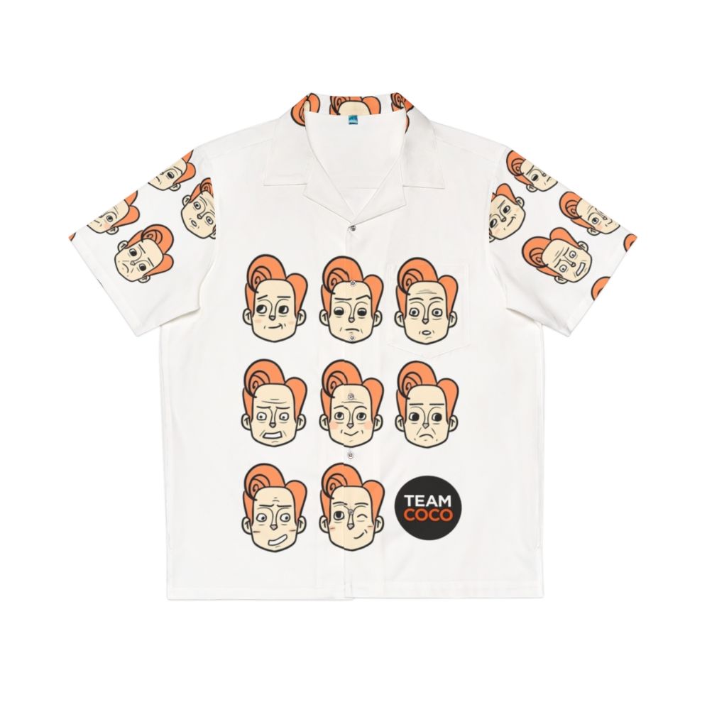 Conan Obrien Hawaiian Shirt with Conan Heads