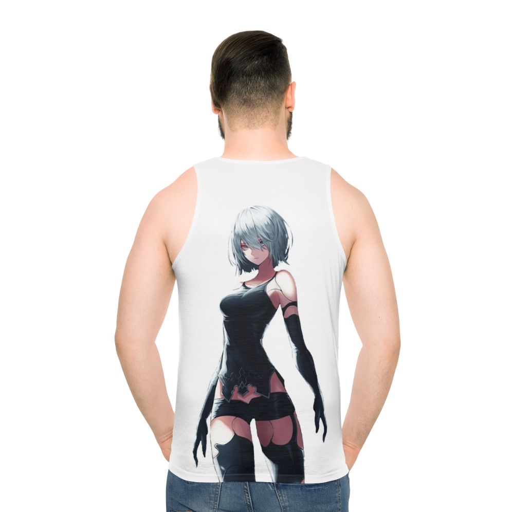 Yorha Type A No 2 Unisex Tank Top - men back