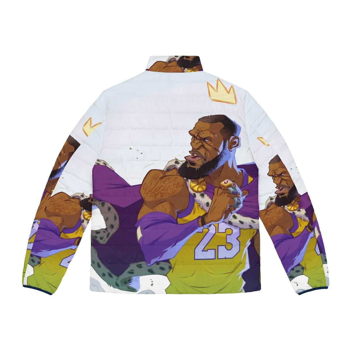 The King Puffer Jacket 2 - Basketball inspired puffer jacket - Back