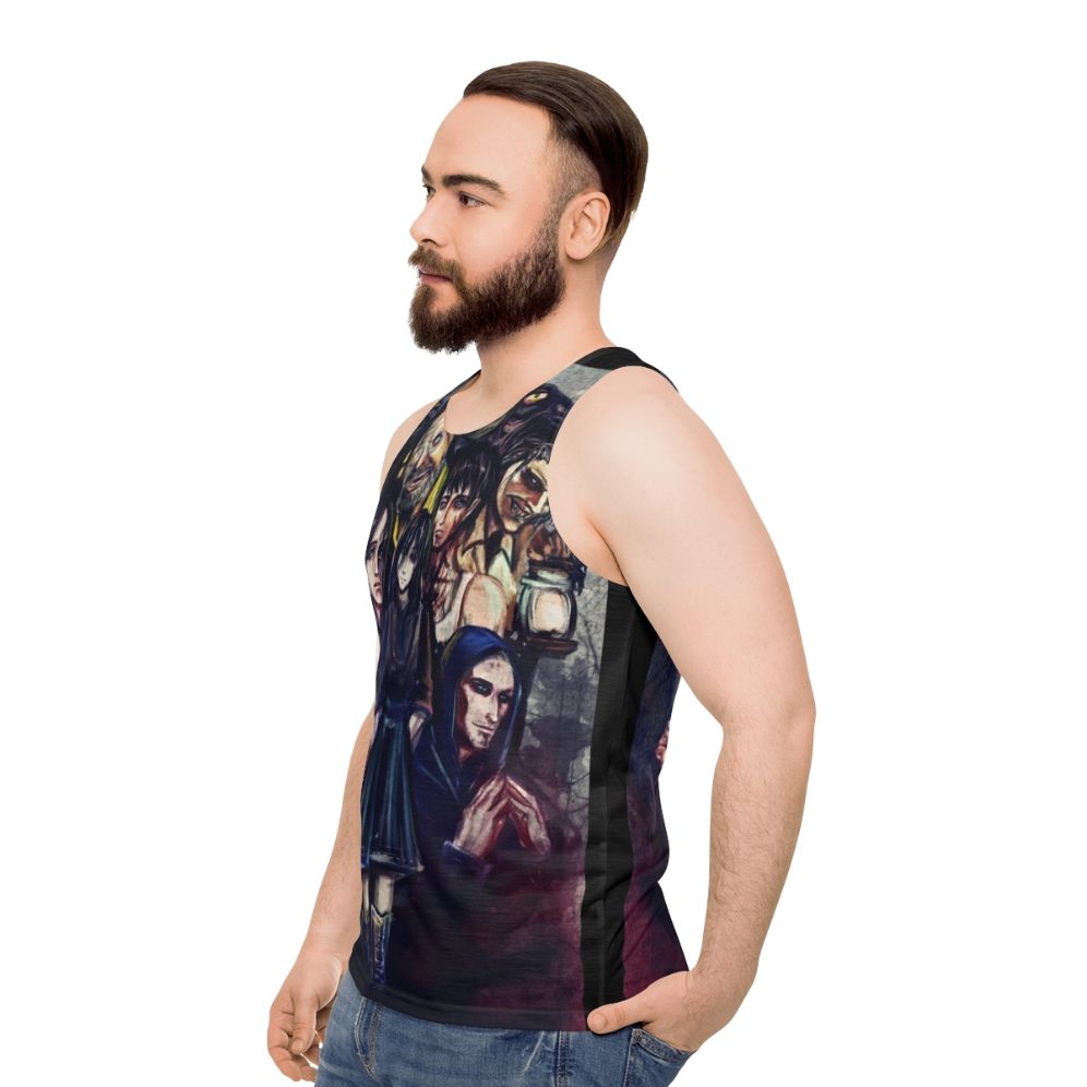 Resident Evil 7 "Everybody's Dead" Unisex Tank Top - men side