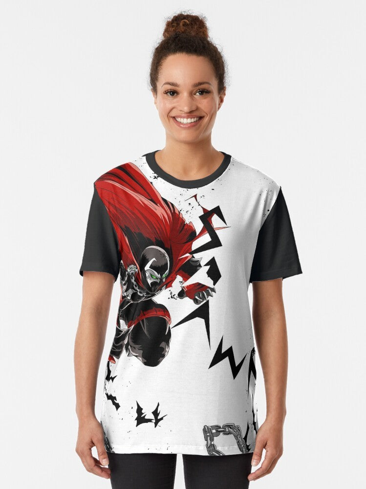 Spawn Graphic T-Shirt with White Background - Women