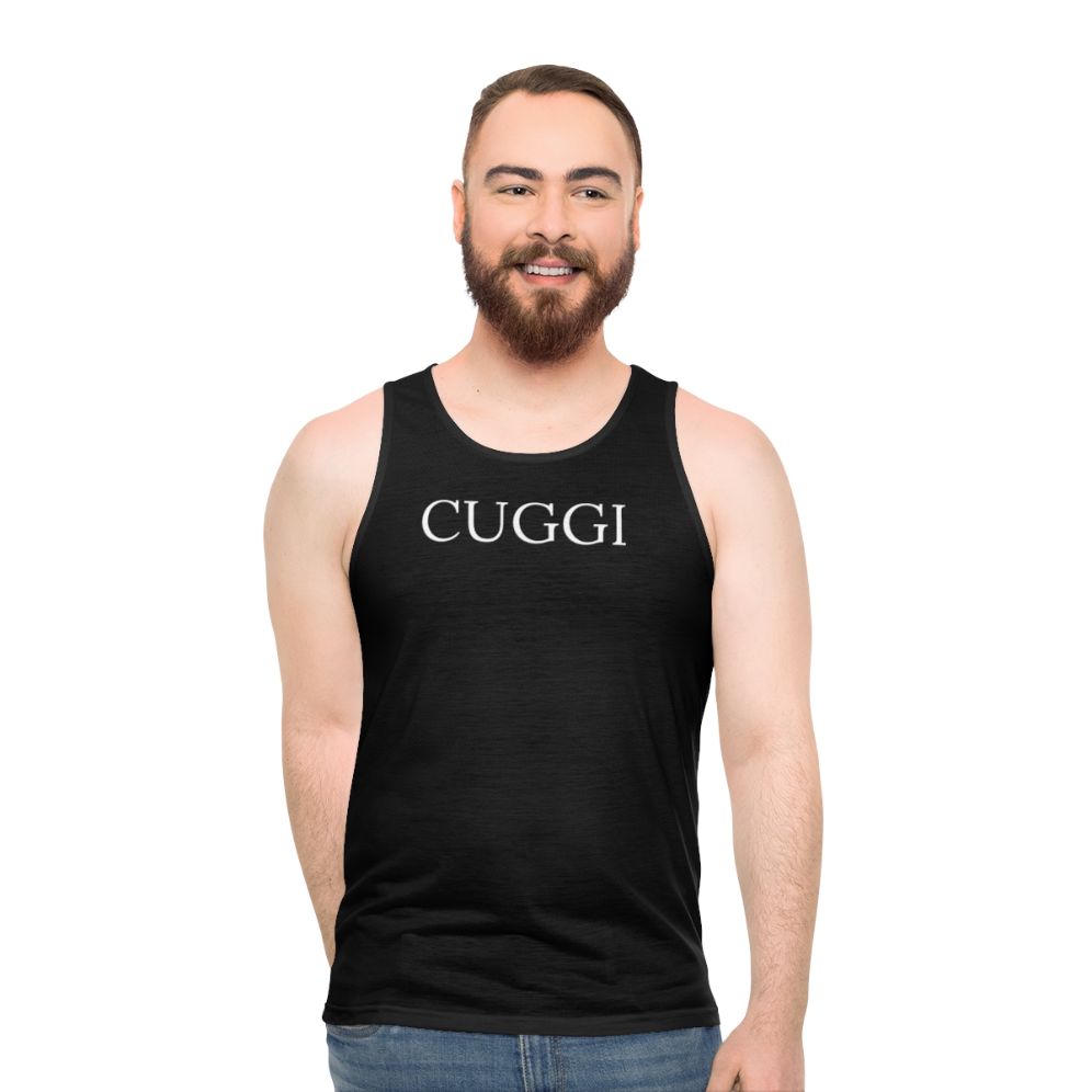 Cuggi Unisex Parody Fashion Tank Top - men