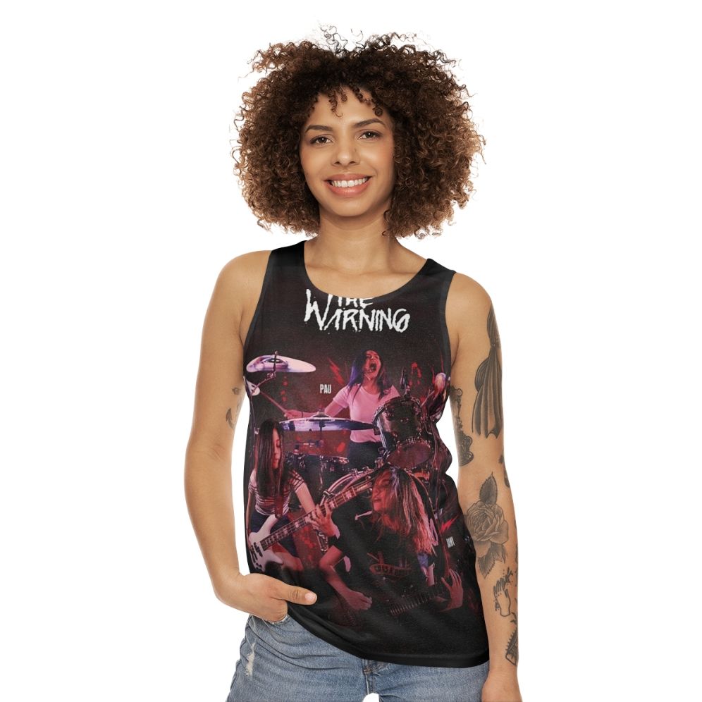 The Warning Band Unisex Rock Band Tank Top - women