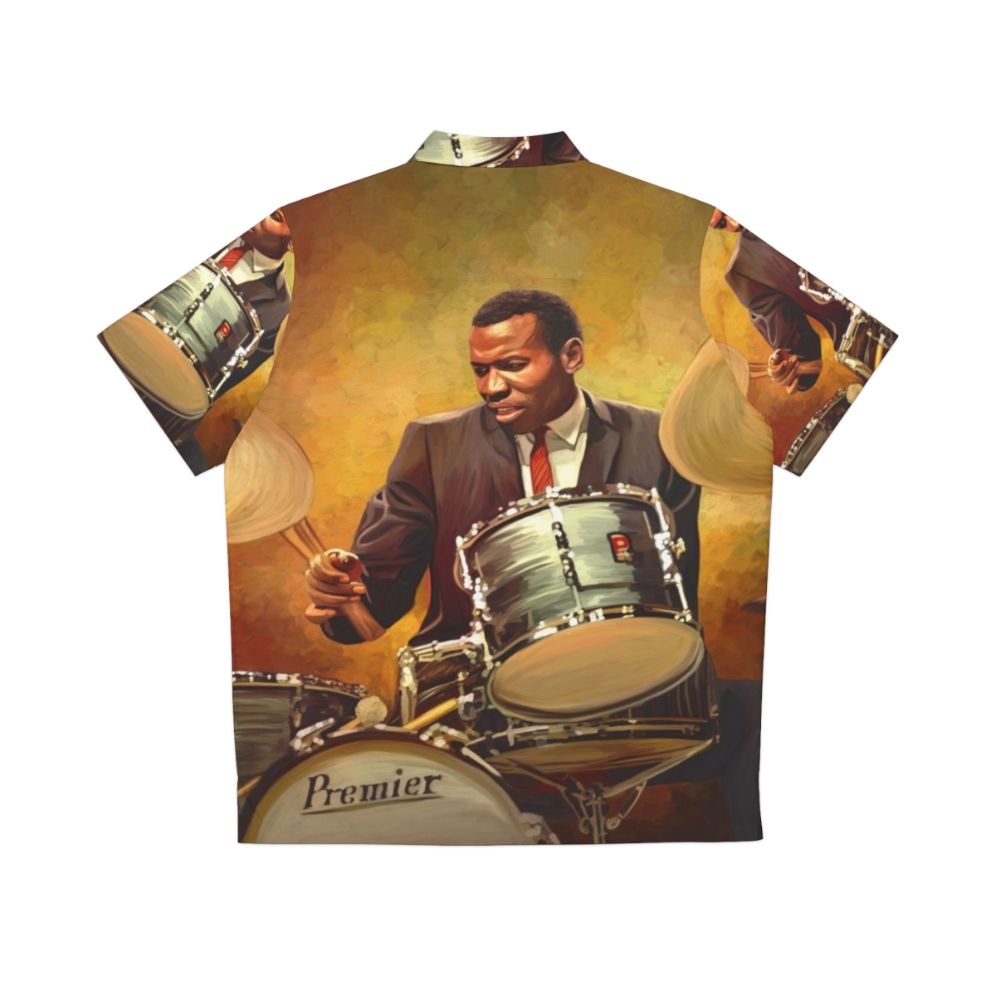 Elvin Jones Jazz Musician Hawaiian Shirt - Back