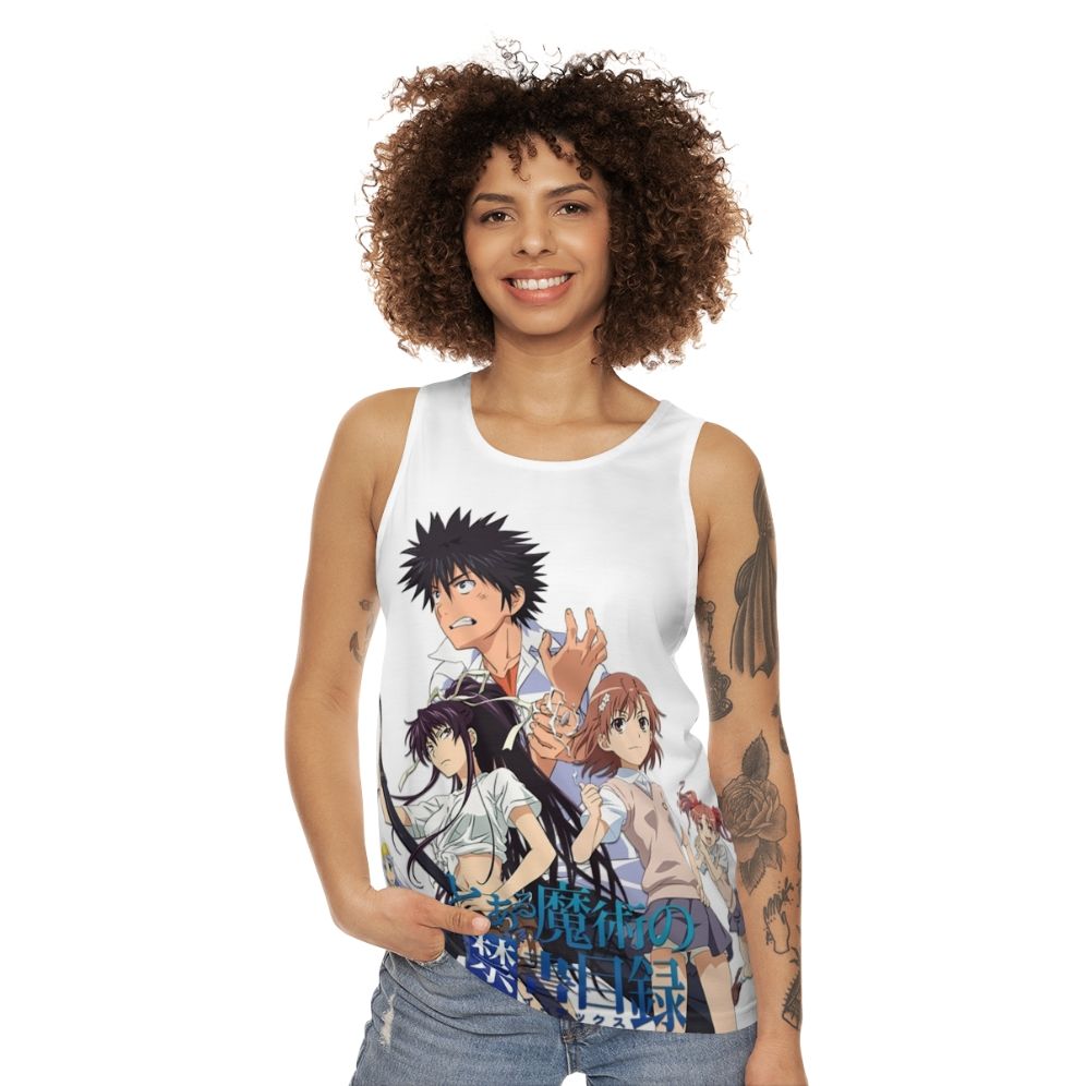 Anime Magic Index Unisex Tank Top - women