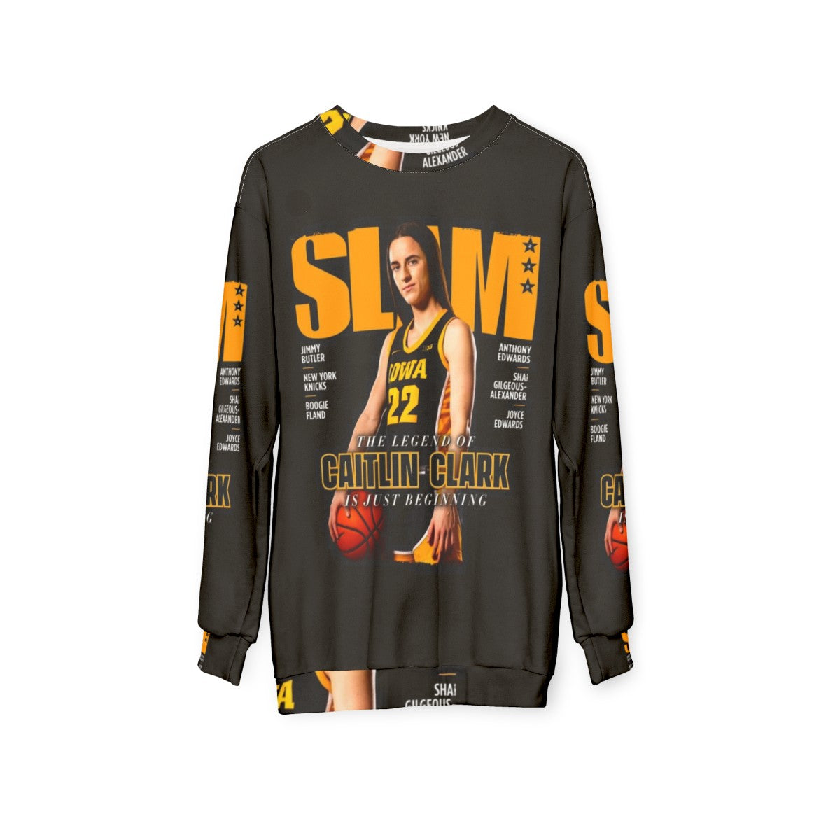 Caitlin Clark Women's Basketball Sweatshirt - hanging