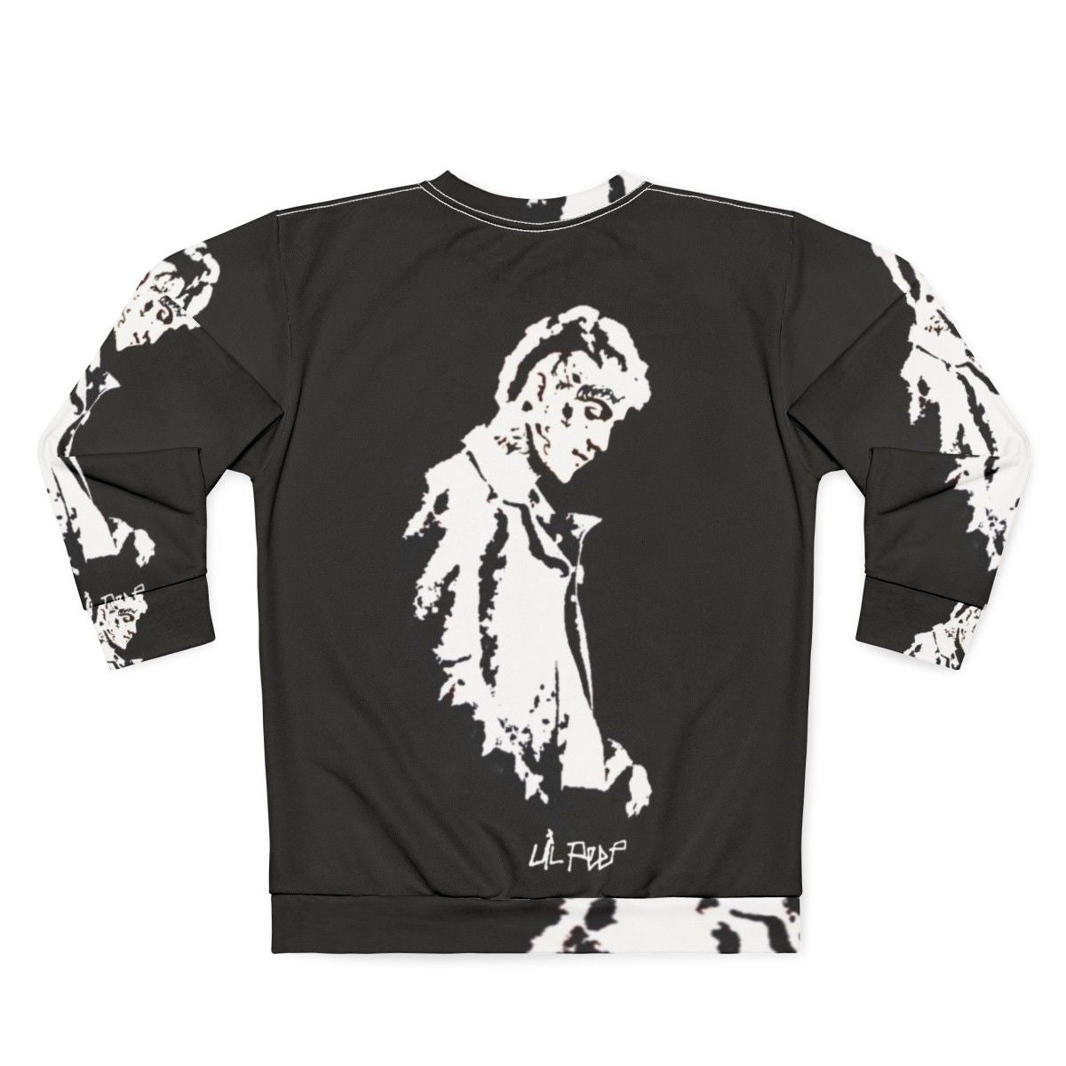 Crybaby sweatshirt featuring Hellboy, 6IX9INE, GothBoiClique designs - Back