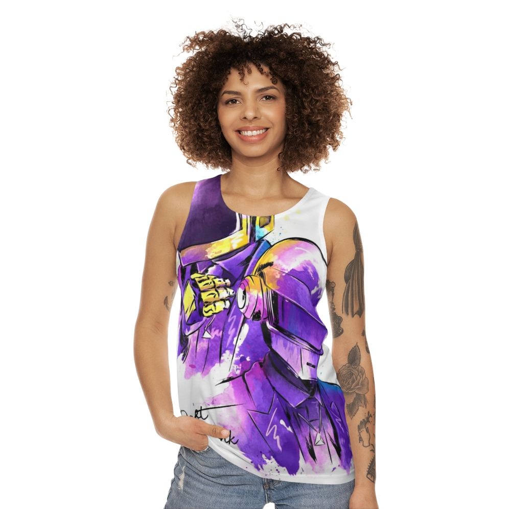 Daft Punk Unisex Watercolor Tank Top - women