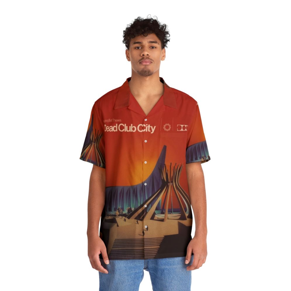 Nothing But Thieves Deadclub City Hawaiian Shirt - People Front