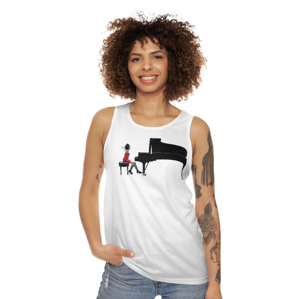 Yuja Wang Classical Piano Unisex Tank Top - women