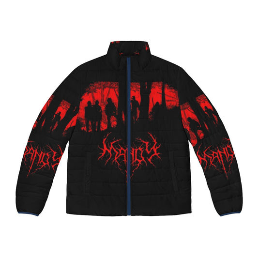 Mandy Puffer Jacket featuring Nic Cage from the horror movie Mandy