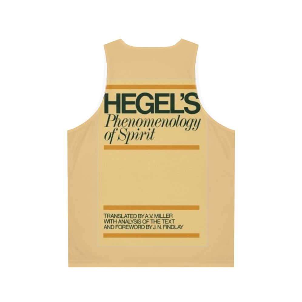 Hegelian Phenomenology Unisex Tank Top - Back