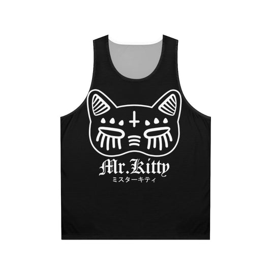 Kitty Unisex Tank Top with Music and Electronic Design