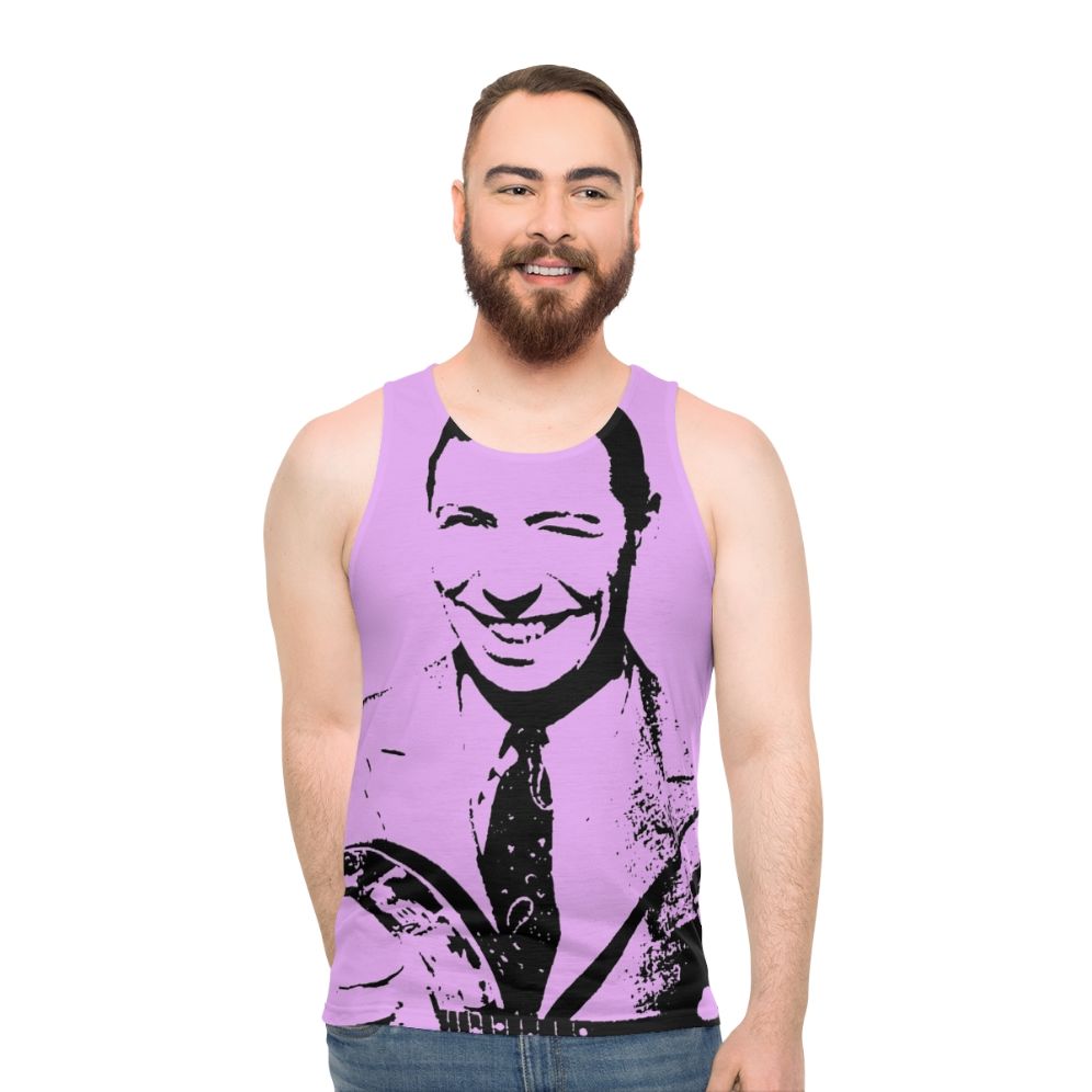 Vintage Ukulele King George Formby Unisex Tank Top - men