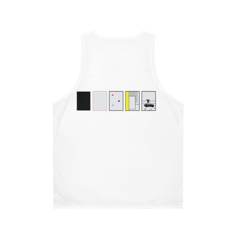 The 1975 unisex tank top with minimalist design - Back