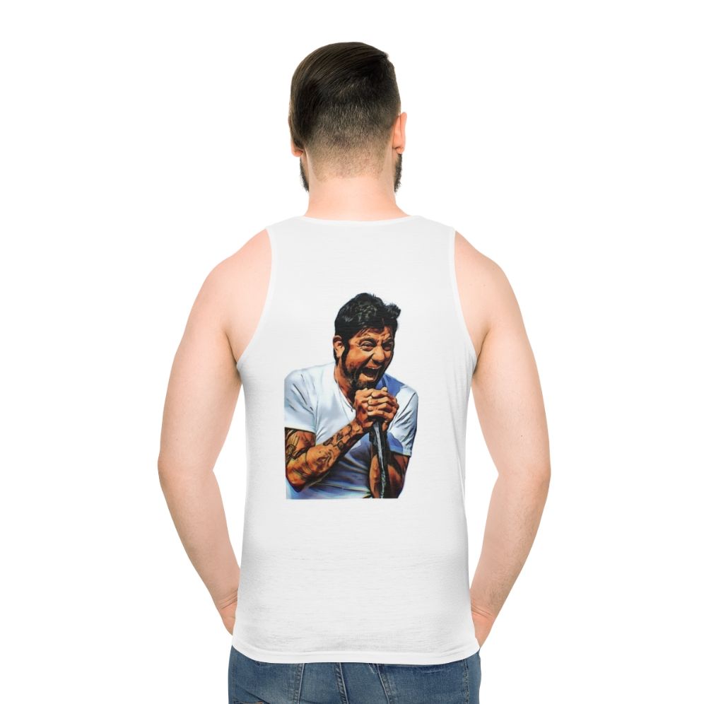 Chino Unisex Graphic Tank Top - men back