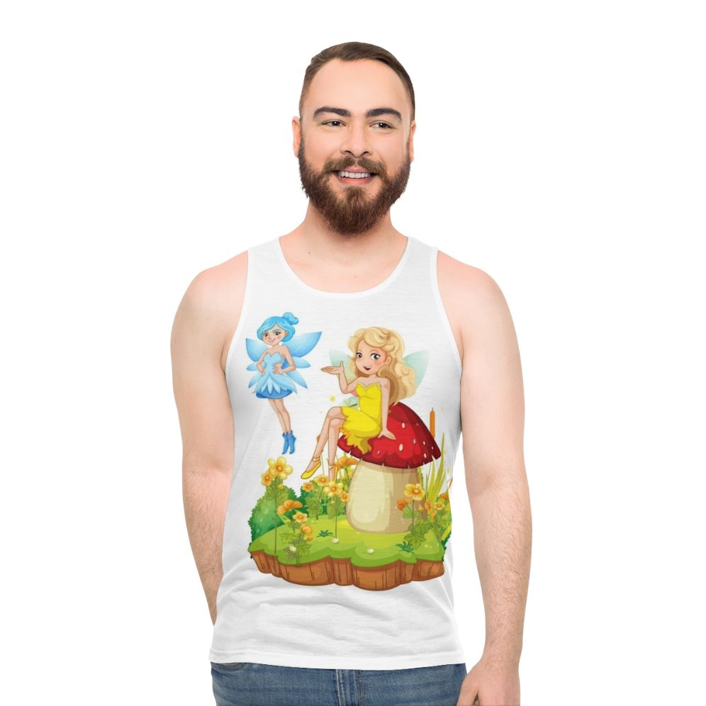 Unisex tank top with fantasy legendary animals design - men