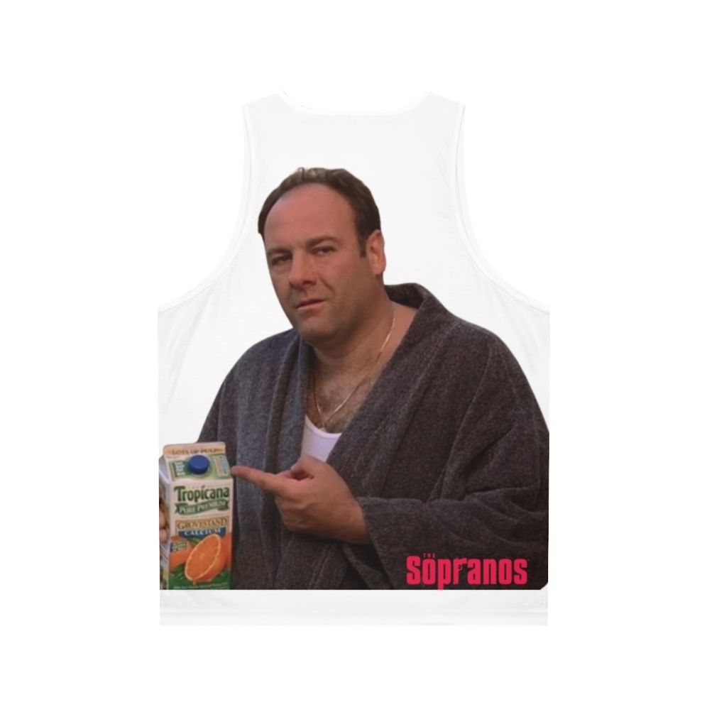 Tony Soprano Unisex Tank Top - Back