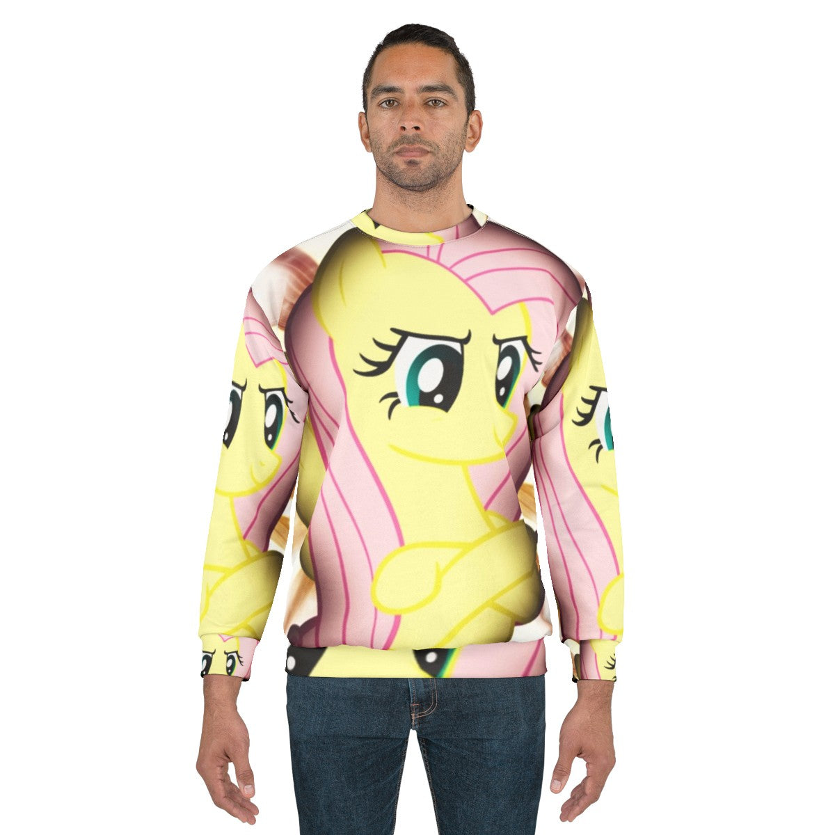 Fluttershy Inspired Sweatshirt - men