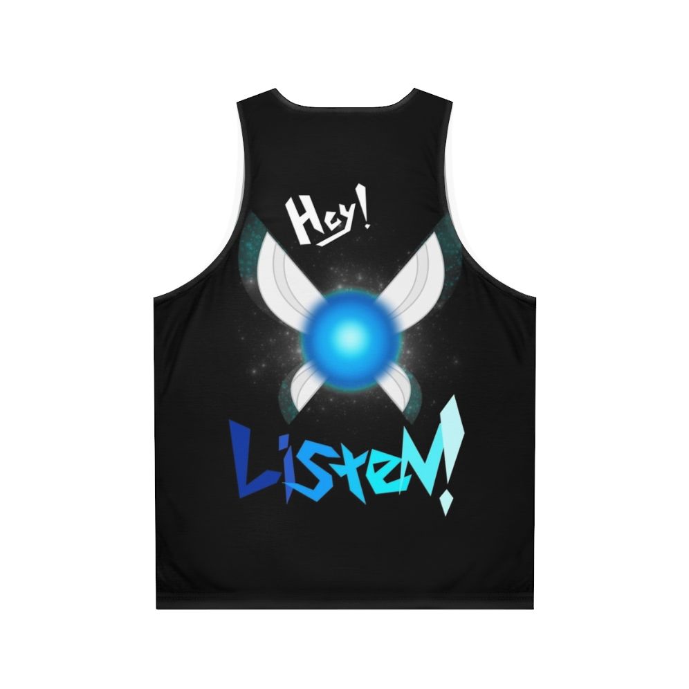 "The Legend of Zelda Navi 'Hey Listen' Unisex Tank Top" - Back