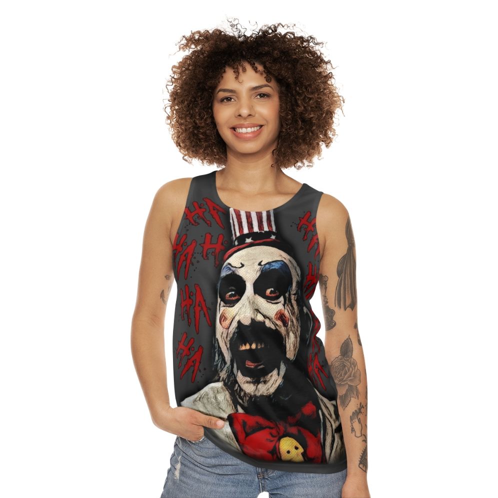 Captain Spaulding Unisex Horror Tank Top - women