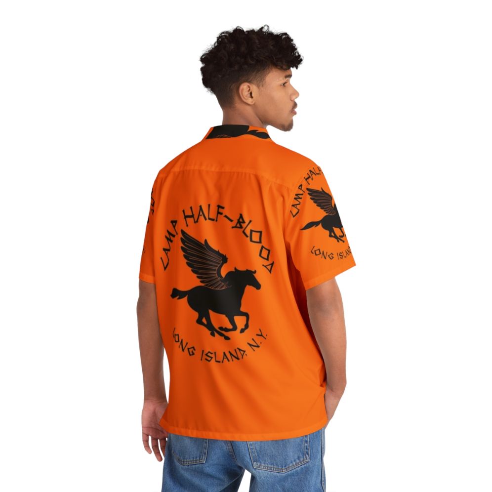 Camp Half Blood Percy Jackson Inspired Hawaiian Shirt - People Back