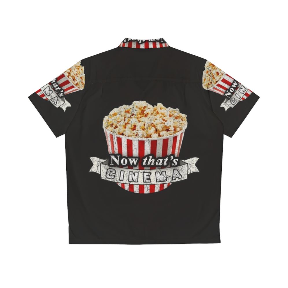 Cinema-Inspired Hawaiian Shirt with Movie, Film, and Theater Motifs - Back